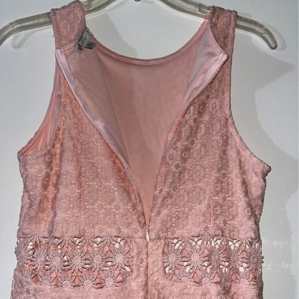 Pink Lace Dress by Iris, Juniors XL - Picture 6 of 12